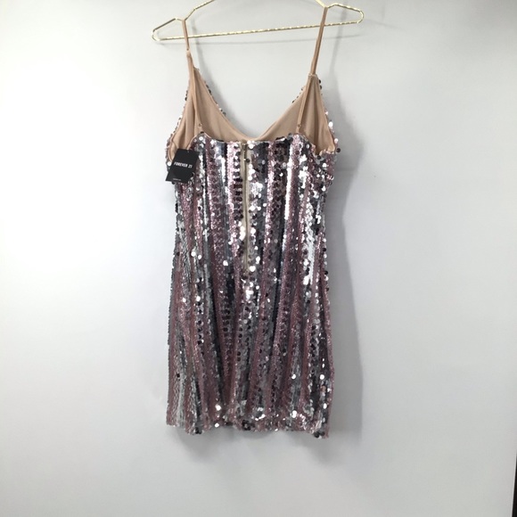FOREVER 21 Striped Sequin Mini Dress - Picture 5 of 8